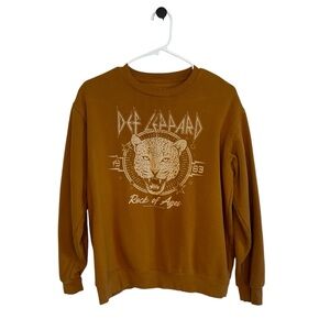 Women’s Small Buckle - The Vinyl Icons Def Leppard Band Sweatshirt